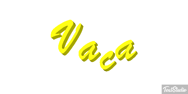 Vaca Text effect