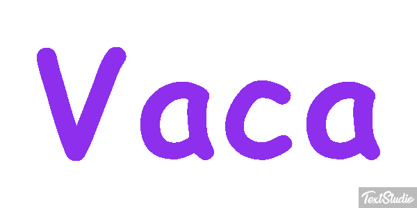 Vaca Text effect