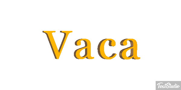 Vaca Text effect