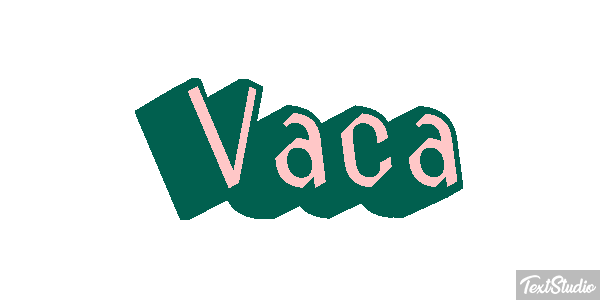 Vaca Text effect