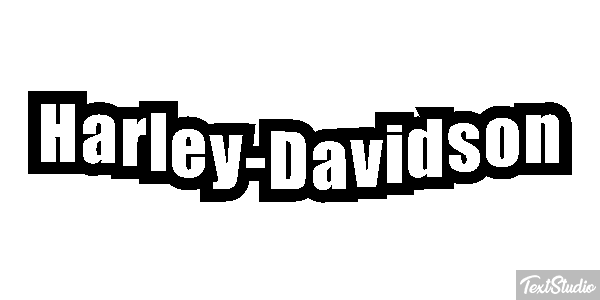 Harley-Davidson テキスト効果