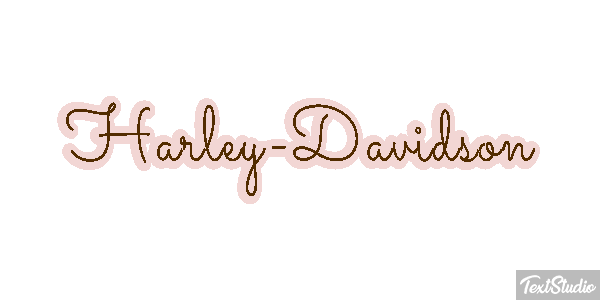 Harley-Davidson テキスト効果