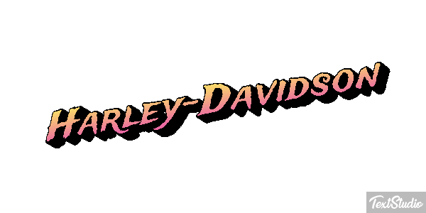 Harley-Davidson テキスト効果