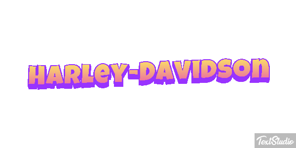 Harley-Davidson テキスト効果