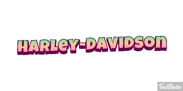 Harley-Davidson テキスト効果