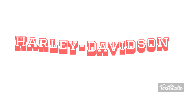 Harley-Davidson テキスト効果