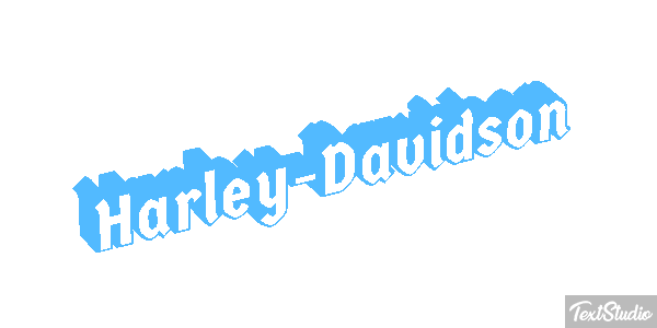 Harley-Davidson テキスト効果