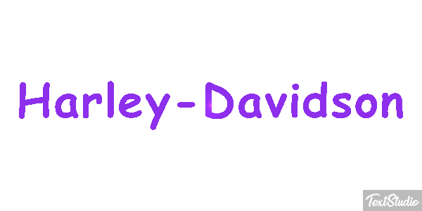 Harley-Davidson テキスト効果