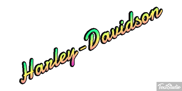 Harley-Davidson テキスト効果