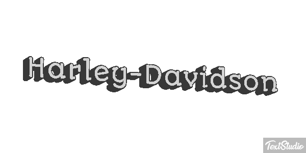 Harley-Davidson テキスト効果
