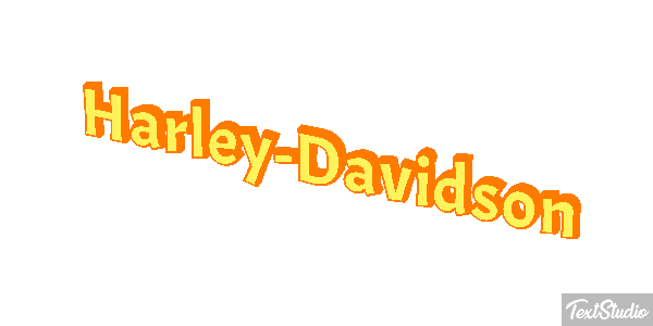 Harley-Davidson テキスト効果