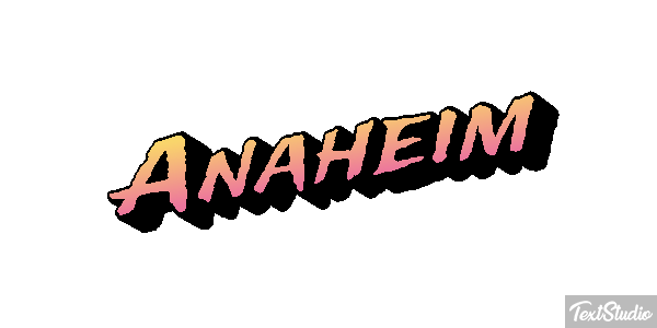 Anaheim Texteffekt