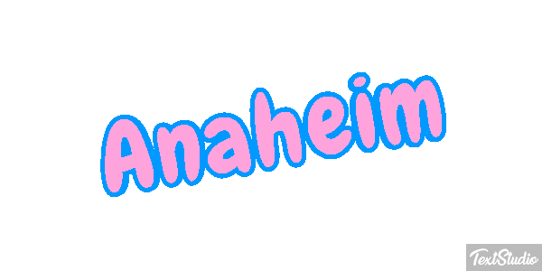 Anaheim Texteffekt