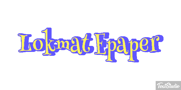 Lokmat Epaper Efeito do texto