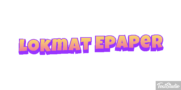Lokmat Epaper Efeito do texto