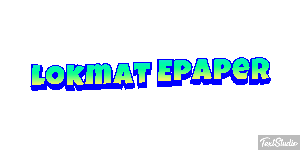 Lokmat Epaper Efeito do texto