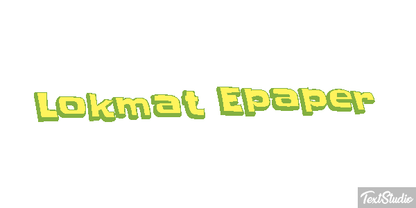 Lokmat Epaper Efeito do texto