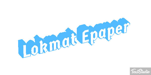 Lokmat Epaper Efeito do texto