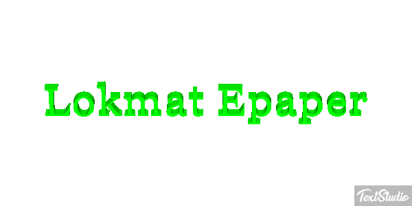 Lokmat Epaper Efeito do texto