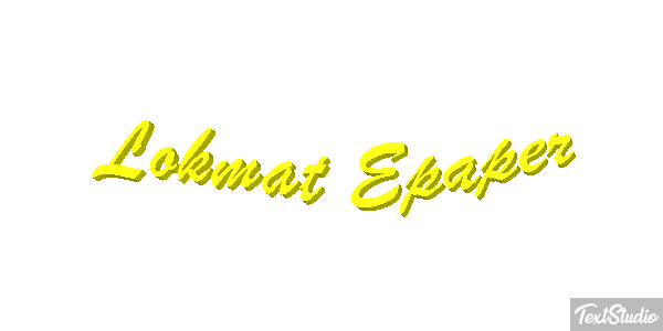 Lokmat Epaper Efeito do texto