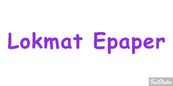 Lokmat Epaper Efeito do texto