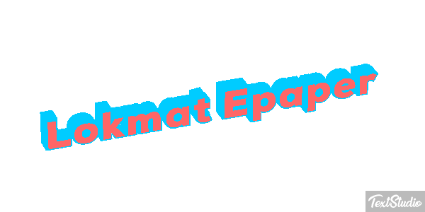Lokmat Epaper Efeito do texto