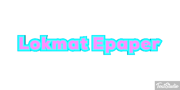 Lokmat Epaper Efeito do texto