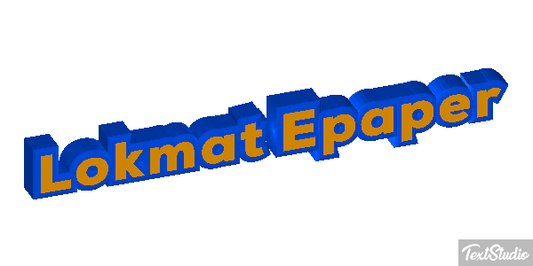 Lokmat Epaper Efeito do texto