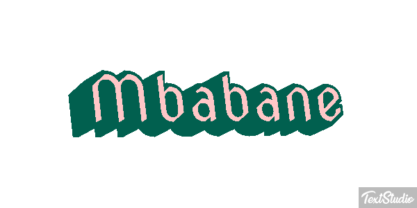 Mbabane Efekt tekstowy