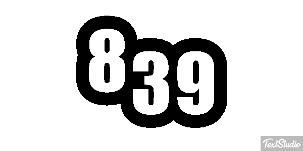 839 Metin efekti