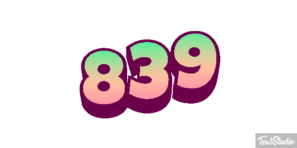 839 Metin efekti