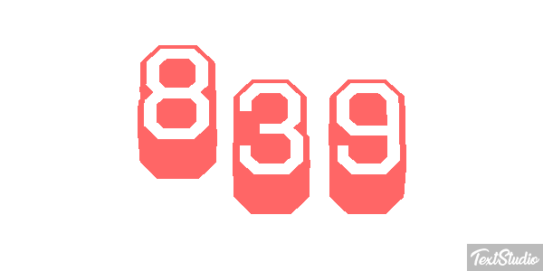 839 Metin efekti