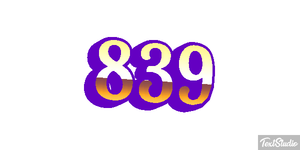 839 Metin efekti