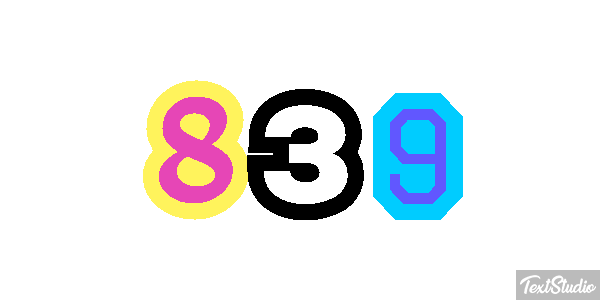 839 Metin efekti