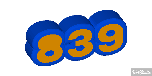 839 Metin efekti
