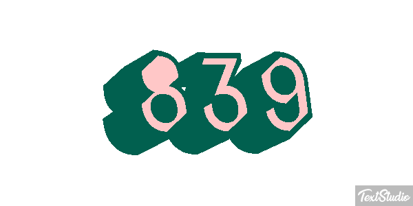 839 Metin efekti