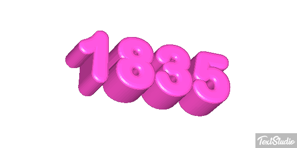 1835 Text effect