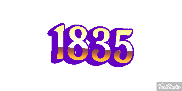 1835 Text effect