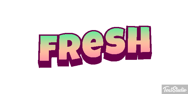 Fresh Text effect