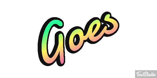 Goes Text effect