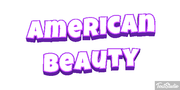 American Beauty Tekst effect
