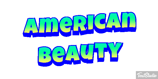 American Beauty Tekst effect