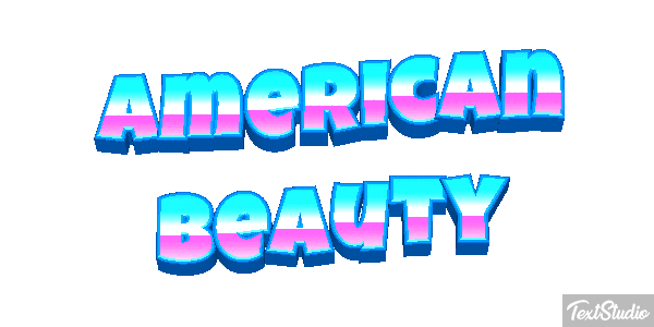 American Beauty Tekst effect