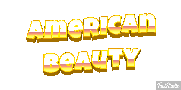 American Beauty Tekst effect