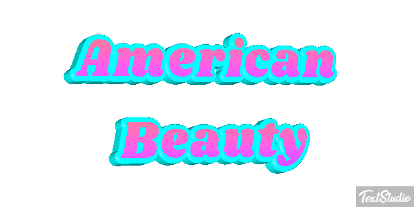 American Beauty Tekst effect