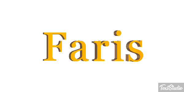 Faris Texteffekt