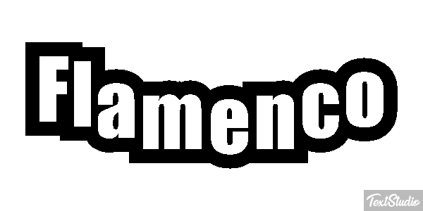 Flamenco Texteffekt