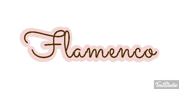 Flamenco Texteffekt