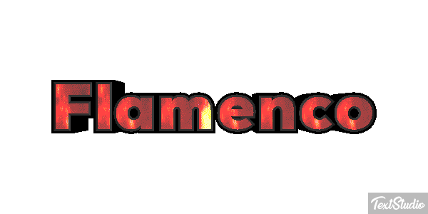 Flamenco Texteffekt