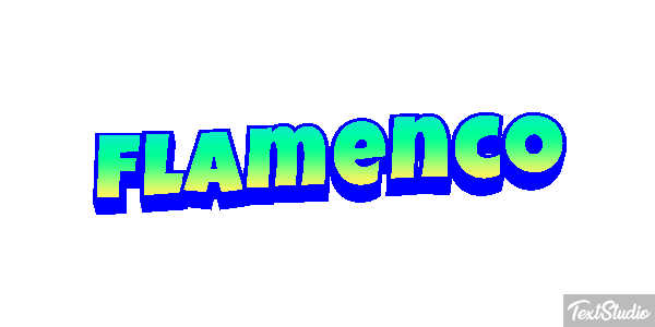 Flamenco Texteffekt